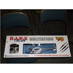 Pair of Remote Control Helicopters H.A.W.K Talon Volitation 3.5 channels outdoor metal helicopter wi