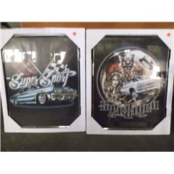 2 Classic Cars pictures new in box