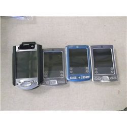 4 Palm PC's 3 Palm's and1 Compaq