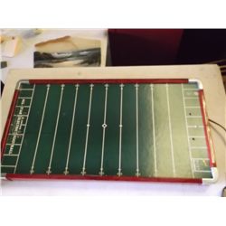 All Star electric football game board in good condition, no players or game tokens, 15 1/2 x 29 inch