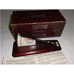 Vintage Clarkston Phono Needle Gauge New old stock in box with instructions