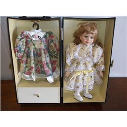 Lasting Impressions Doll Porcelain Doll new in Case 12" tall