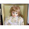 Image 2 : Lasting Impressions Doll Porcelain Doll new in Case 12" tall