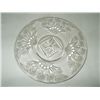 Image 1 : Floral & Berry Pattern (6) Dessert Plate pressed glass