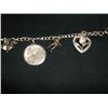 Image 4 : Sterling Silver Charm Bracelet All marked .925