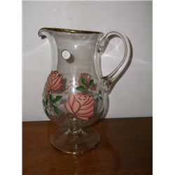 Crystal Clear Hand Crafted and Hand Painted In 24 k gold Made in Romania