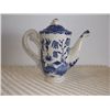 Image 1 : Flow  Blue Tea Pot Tea Pot Marked on bottom Japan approx. 7 1/2" tall