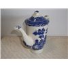 Image 2 : Flow  Blue Tea Pot Tea Pot Marked on bottom Japan approx. 7 1/2" tall