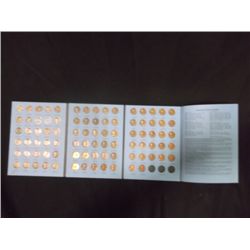 Lincoln Cent 1941-1974 #2 Missing 3 Coins 87 Coins out of 90 are present