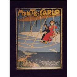 Monte Carlo Tin Older Concurs 'd' Aviation Fevrier et Mars 100,000 f de Prix