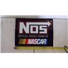 Image 1 : Tin NOS Sign Approx. 16" wide x 12" Tall Official Energy Drink of NASCAR