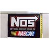 Image 2 : Tin NOS Sign Approx. 16" wide x 12" Tall Official Energy Drink of NASCAR