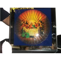 lighted Mirrored Last Supper