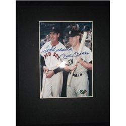 Williams & Mantle Autographed Ted Williams & Mickey Mantle bot Hall of Famer's signed Photograph com