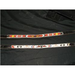 2 Native American Beaded Belts