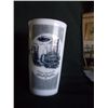Image 2 : Currier & Ives Milk Glass 3" x 5" Water Glass