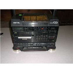 JVC CD & TAPE Player No Speakers or Power cord