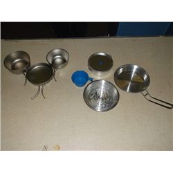 2 camping cooking kits