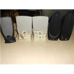 2 1/2 sets of pc speakers
