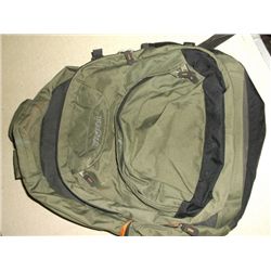 Green back pack