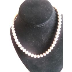 Sterling Silver Hollow Beaded Necklace 41 grams