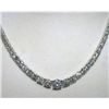Image 1 : 18K GOLD DIAMOND TENNIS NECKLACE