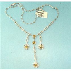 18K GOLD DIAMOND NECKLACE
