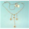 Image 1 : 18K GOLD DIAMOND NECKLACE