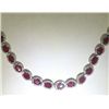 Image 1 : 14K GOLD RUBY AND DIAMOND NECKLACE