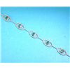 Image 1 : 14K GOLD EMERALD AND DIAMOND BRACELET