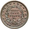 Image 2 : 1837 Hard Times Token Low-49 Rulau HT-73 R2 AU58