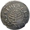 Image 1 : 1652 Massachusetts Pine Tree Shilling Noe-26 Rarity-5 NGC graded XF details s