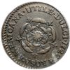 Image 2 : 1722 Rosa Americana Halfpenny with DEI GRATIA Breen-134 PCGS graded AU50