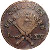 Image 2 : 1767-A French Colonial Copper Sou with RF Counterstamp Breen-701 PCGS graded XF