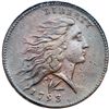 Image 1 : 1793 S-11c R3- Wreath Cent with Lettered Edge NGC graded AU50