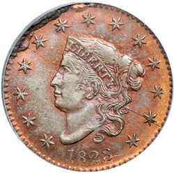 1823 Restrike PCGS graded MS64 Red & Brown