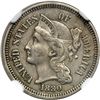 Image 1 : 1880 Nickel 3C NGC AU50