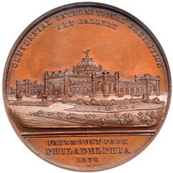 1876 U.S. Centennial Exposition, Main & Art Gallery Building. NGC MS-66. NGC MS66