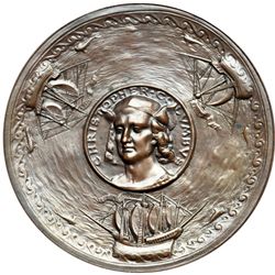 1892 Committee of One Hundred Citizens Medal with Original Box. Eglit-98A