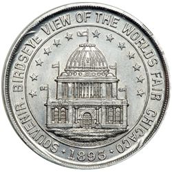 1893 Administration Building - Bird's Eye View Medal, Eglit-21. So-Called Dollar