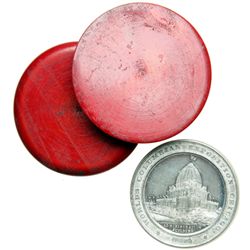 1893 Administration Building - Landing of Columbus with Original Case. Eglit-54