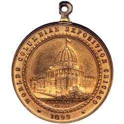 1893 Administration Building - Landing Scene Medal, Eglit-27