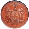 Image 1 : 1893 New York State Gettysburg Veteran's Commemoration Medal. NGC Uncirculated Details.