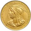 Image 1 : 1907 Jamestown Tercentennial Official Medal. SC$1 HK-347. PCGS MS-64. PCGS MS64