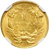Image 2 : 1855 $1 Gold Indian NGC MS62