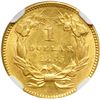 Image 2 : 1855 $1 Gold Indian NGC MS62