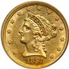 Image 1 : 1857-S $2.50 Liberty