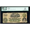 Image 1 : Chilton, WI - The Shawanaw Bank $2 Aug. 1, 1860. PCGS Fine 12 Apparent