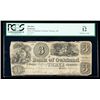 Image 1 : Pontiac, MI - Bank of Oakland. $3 Sept. 5, 1837. PCGS Fine 12