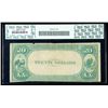 Image 2 : 1882 Value Back, $20 National Bank Note. The National Exchange Bank, Waukesha, W